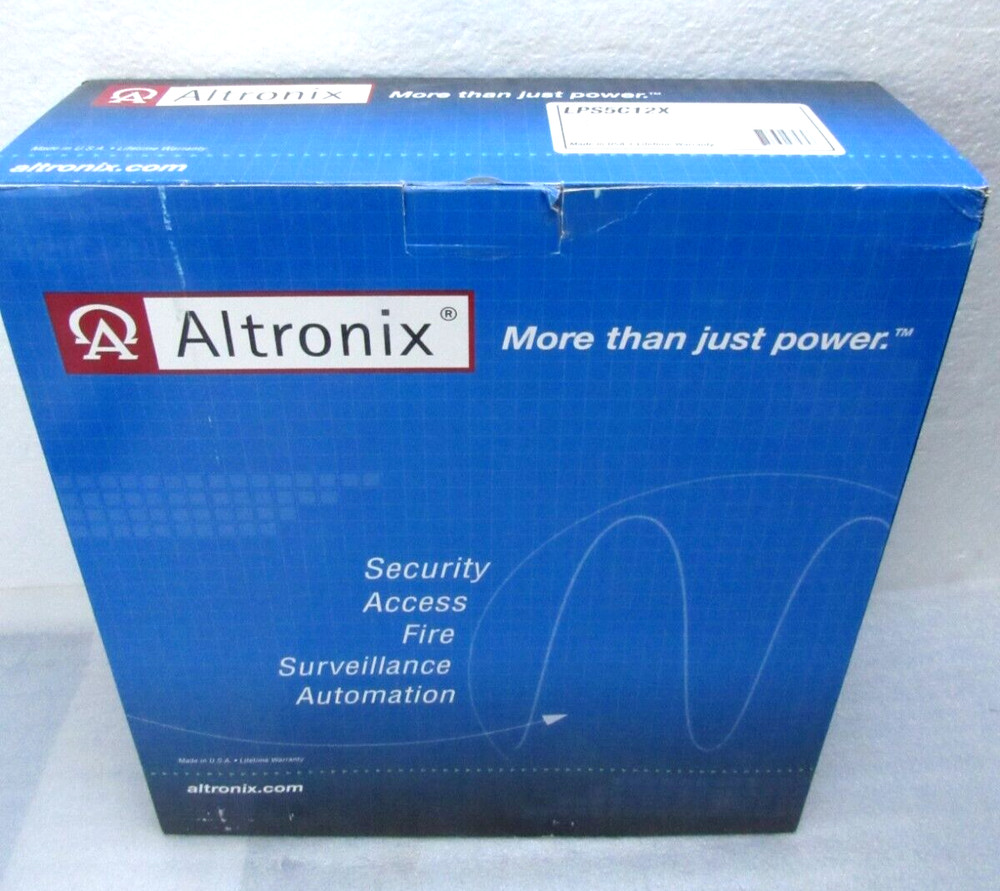 Altronix LPS5C12X Linear Power Supply/Charger [CTCNC]
