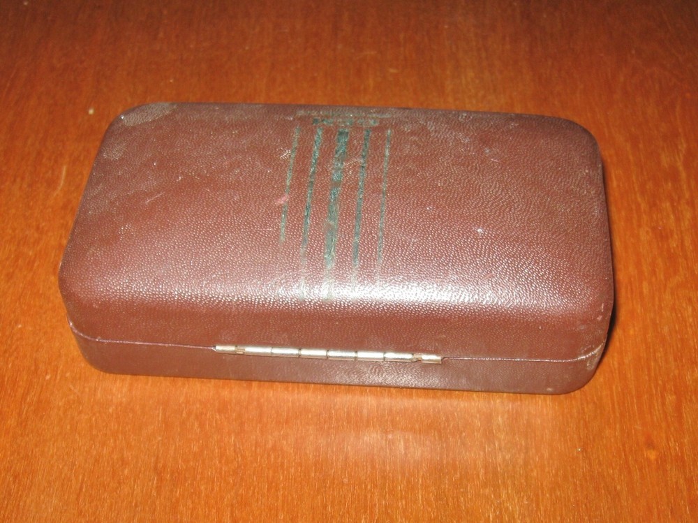 Vintage Razor Gem G Bar Razor & Original Gem Micromatic Razor Case & Phamplet