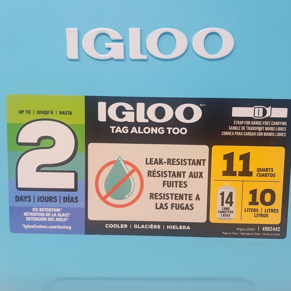 Igloo Ice Chest 11qt 14 Cans Capacity. New