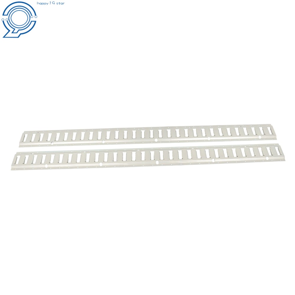 2PC 5' E-Track Tie-Down Rail For Truck Trailer Cargo Van Utility Galvanized
