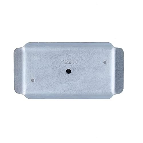 5000lbs Trailer Jack Foot Plate with Pin Base, Silver