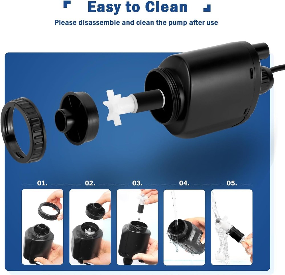 Multifunction Fish Tank Vacuum Water Changer