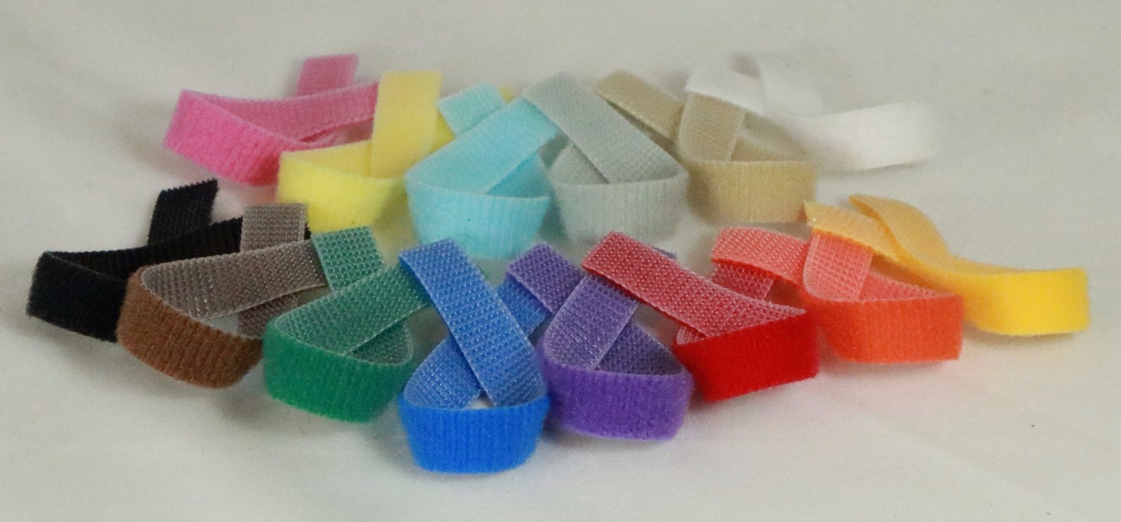 Ultra thin VELCRO® brand hook&loop tape double sided Widths: 3/4'', 1", & 1 1/2"