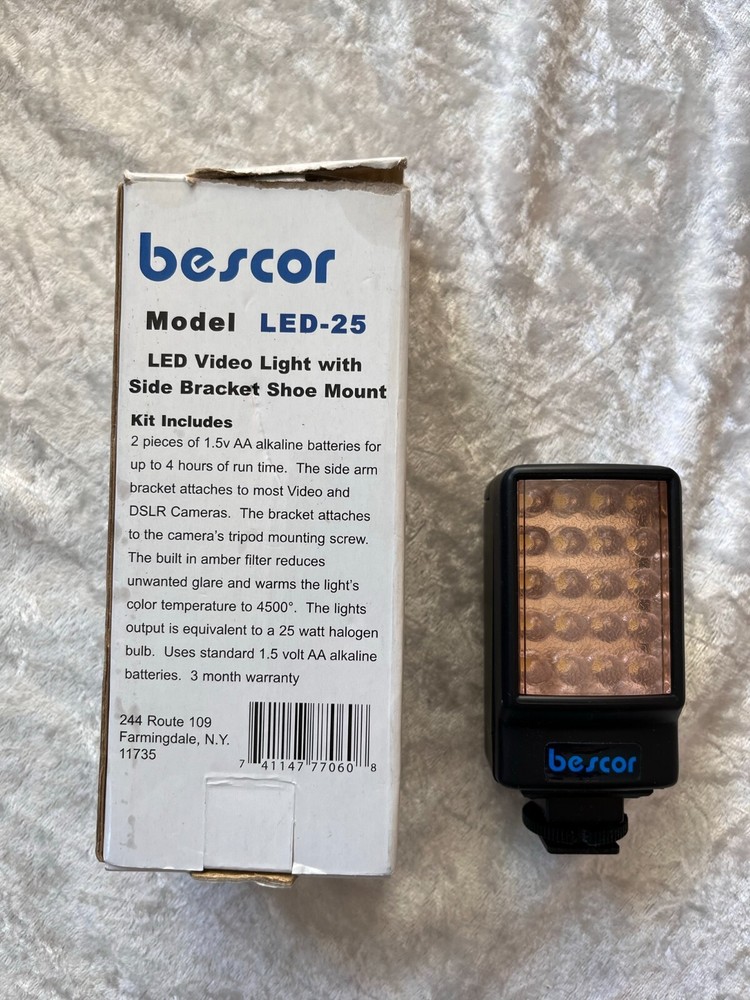 bescor model led-25 video light