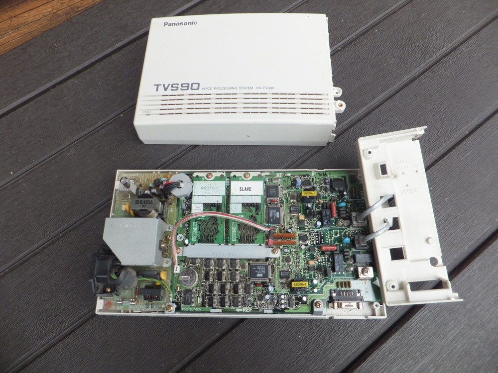 Panasonic TVS90 Voice Processing System KX-TVS90 W/ AC Cord