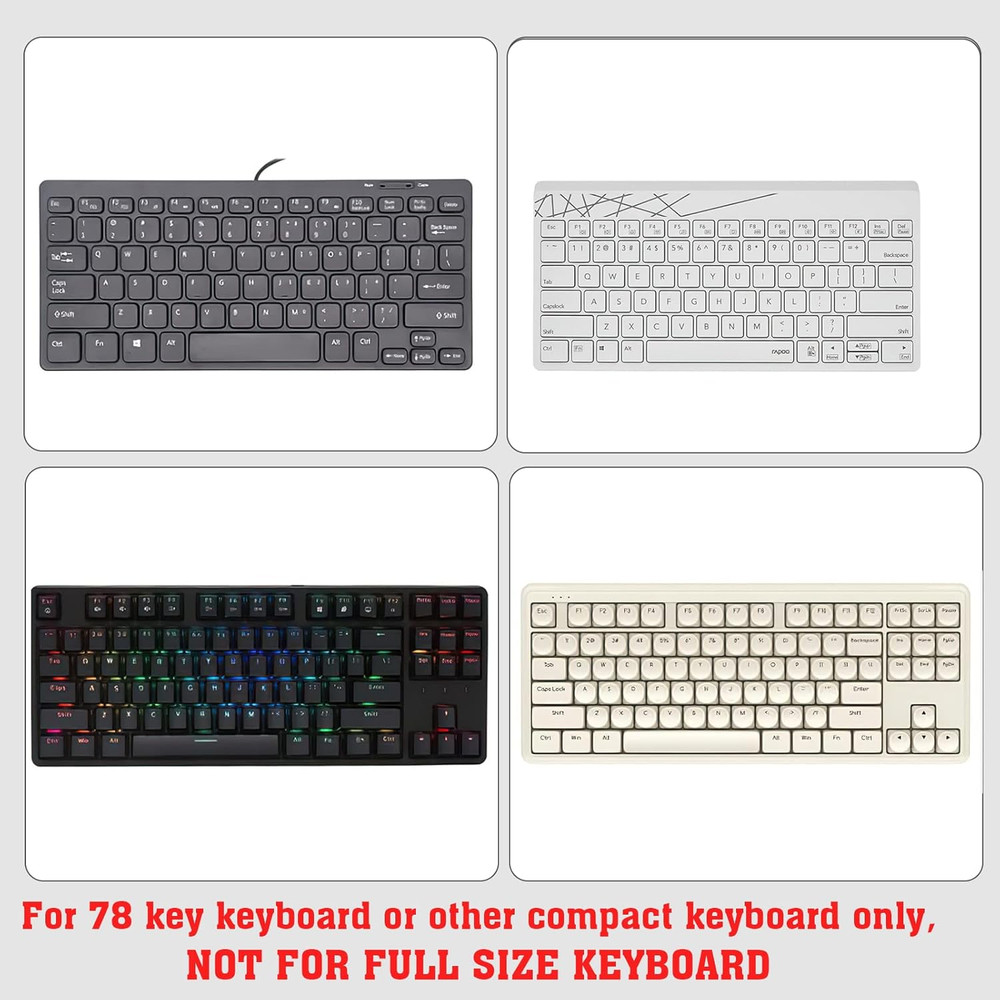 Mini Computer Keyboard Stand-11.8'' X 5.1''-Small Computer Keyboard Tray Acrylic