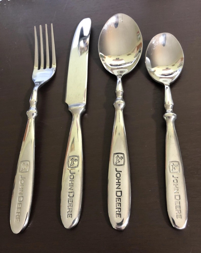 JOHN DEERE - ENGRAVED - Stainless Flatware Silverware YOUR CHOICE - GIBSON