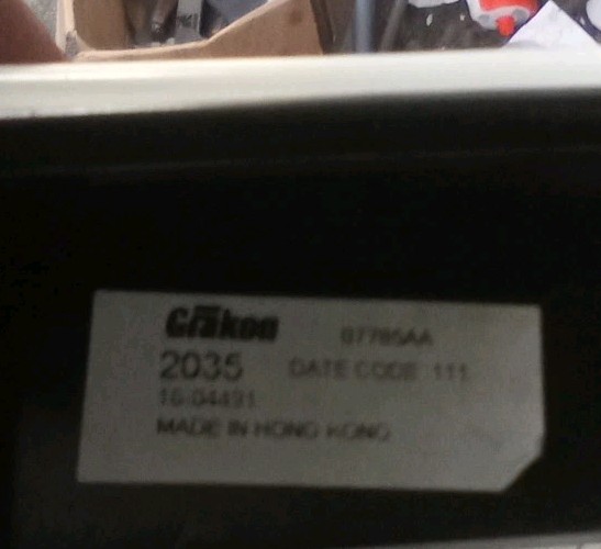 KENWORTH INTERIOR CAB LIGHT 2033-001