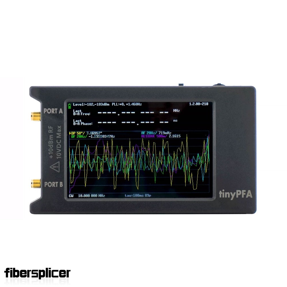 4'' Touch TinyPFA Portable Phase Frequency Analyzer 1MHz-290MHz for Measurement