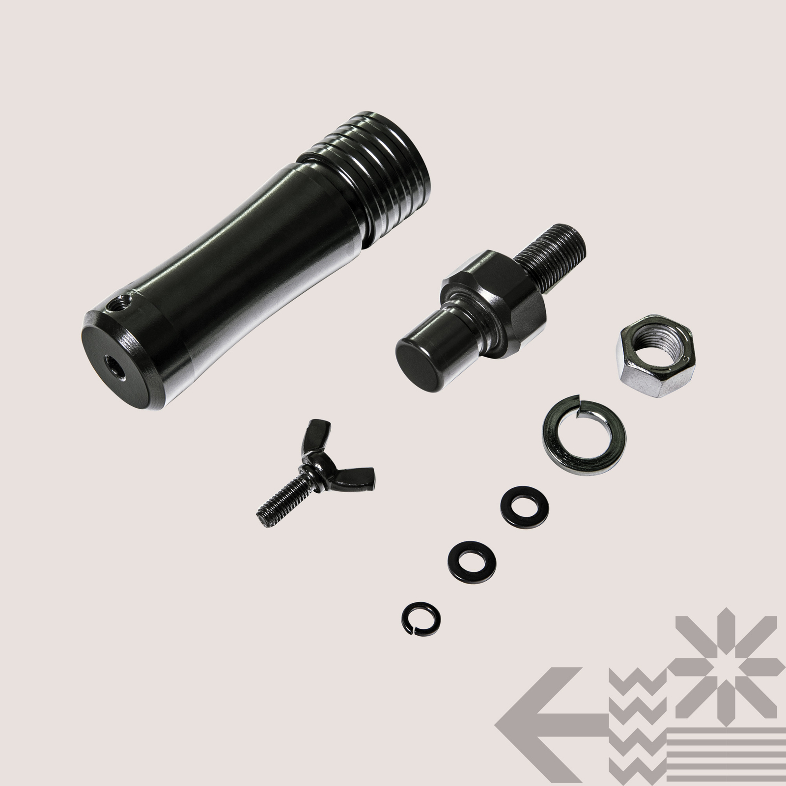 Quick-Release Off-Road 1/4" 5/16 flag pole holder ATV UTV LED Whip Mounting Base