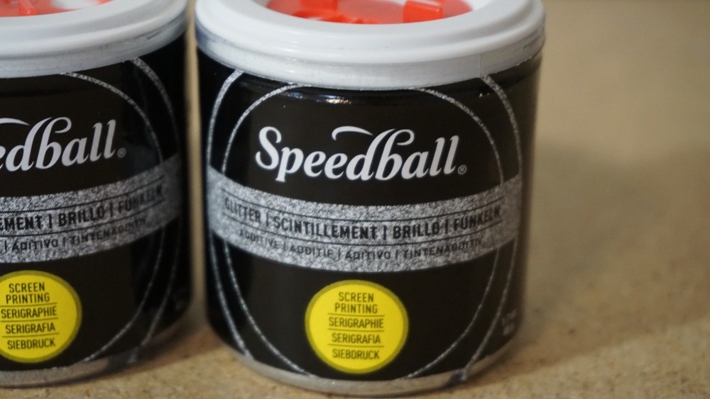 3x Speedball Glitter Additive Silver Screen Printing