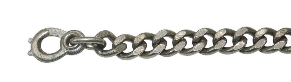 Original WWII Named US ID Bracelet Ketch 22.8 grams Sterling Silver CA11