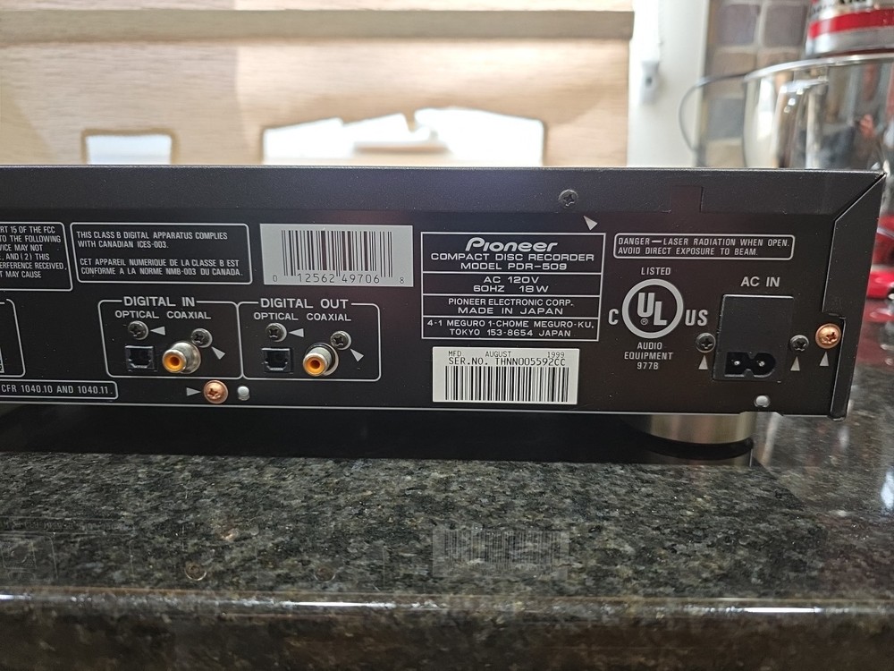 Pioneer PD-R509 CD Recorder