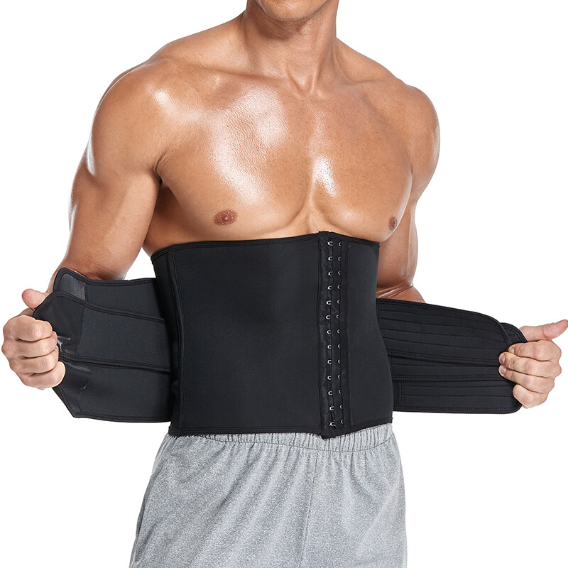 Fajas Abdominal Binder Hernia Support Back Stomach Compression Belt Neoprene USD