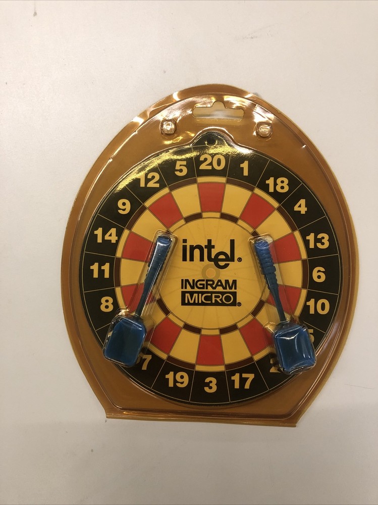 INTEL INGRAM MICRO MAGNETIC DARTBOARD 6" - NEW
