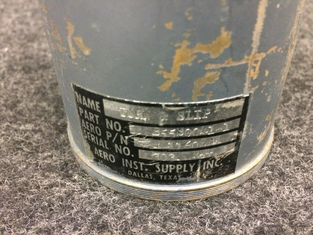 B55S0041-1 Aero Instruments Turn and Bank Indicator