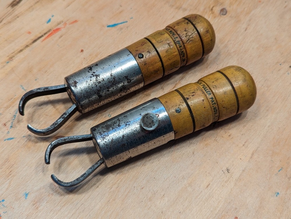 2 x WISEMAN Automatic Tack Puller Pat Nov 1914