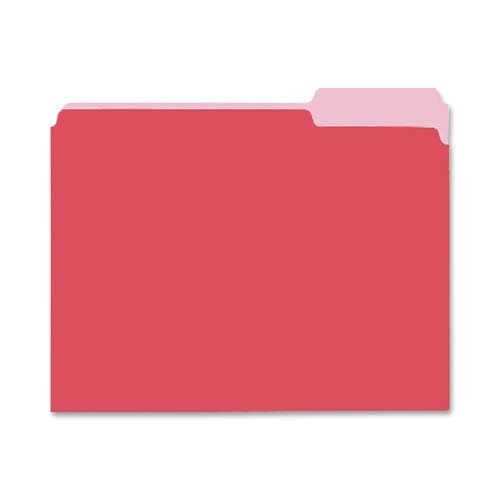 Esselte 15213RED File Folder Letter 11pt Red 100/Box