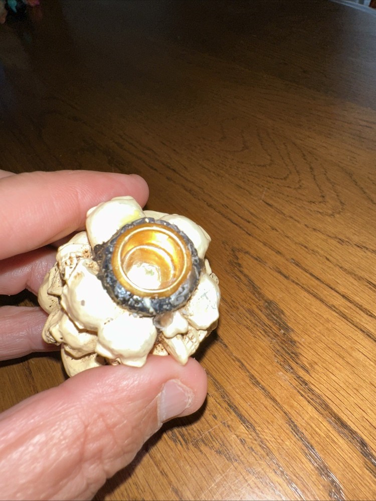 Stacked Skulls Skeleton Heads Incense Burner