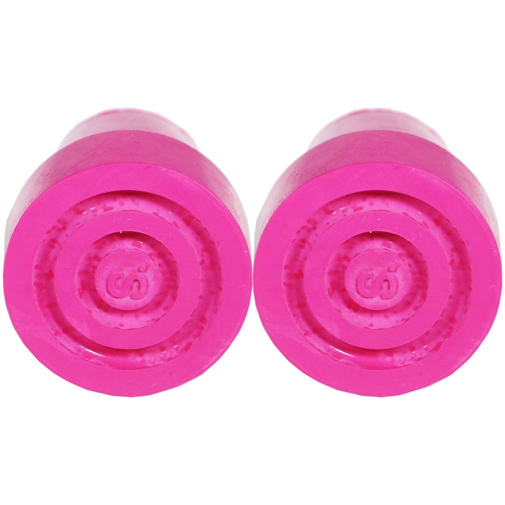 PCP Replacement ¾ Inch Cane Tips, 2 Pack Reinforced Rubber Walking Stick Fe