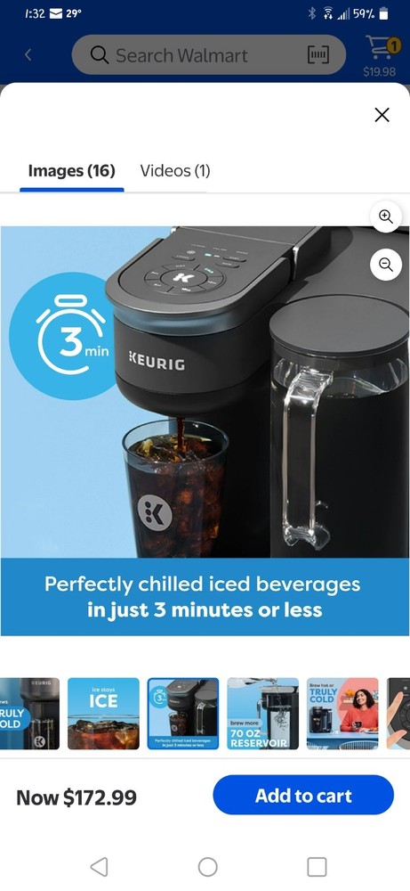 Keurig K Brew & Chill