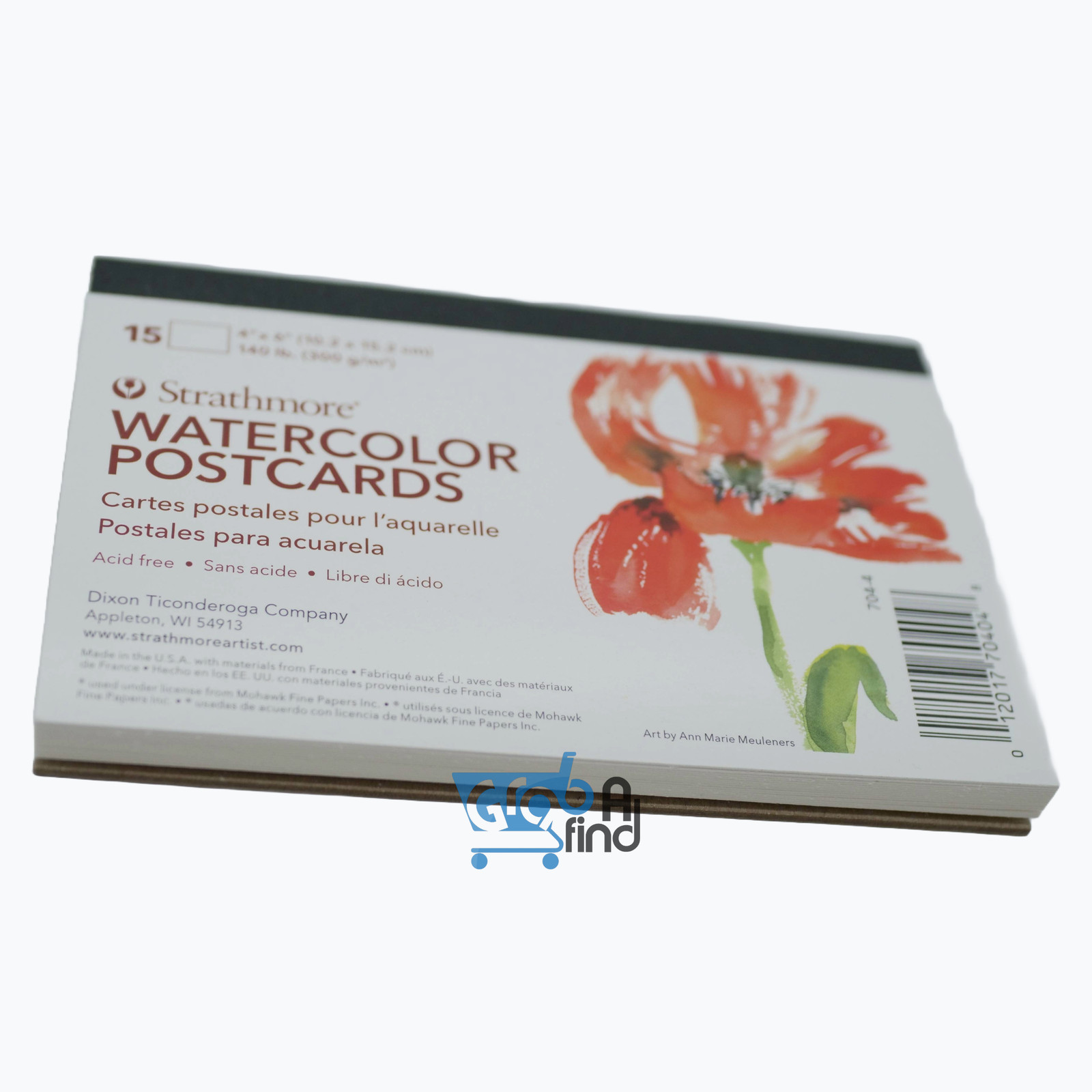 Strathmore Watercolor Postcard Pad, 4x6 inches, 3 Pack