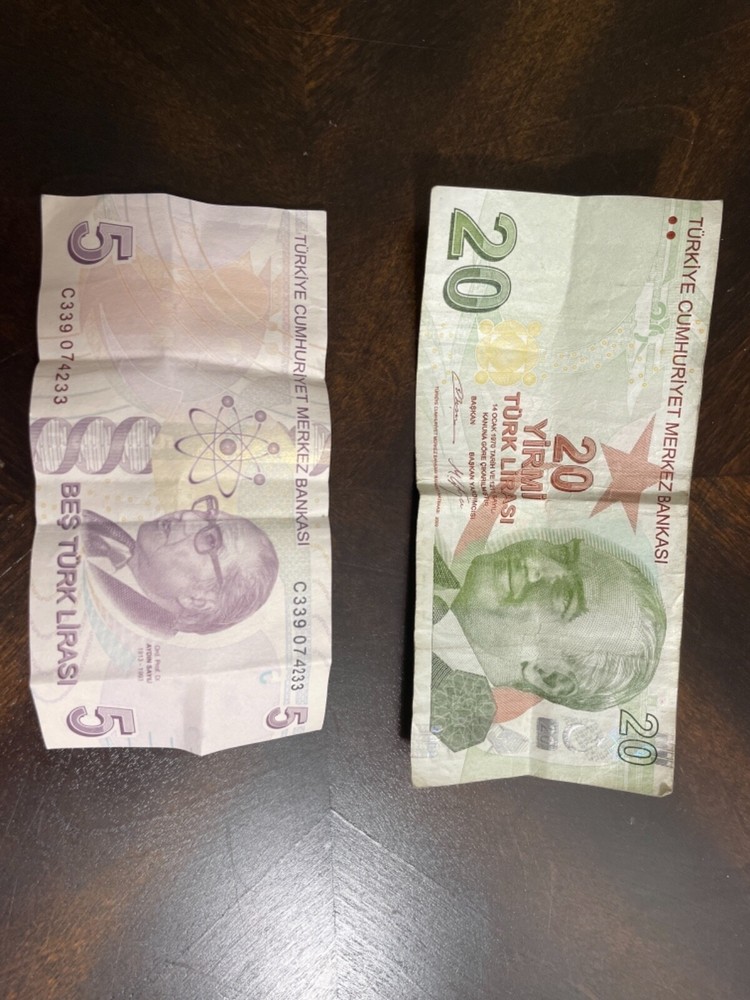 Turkish 20 plus 5 POUNDS 2009