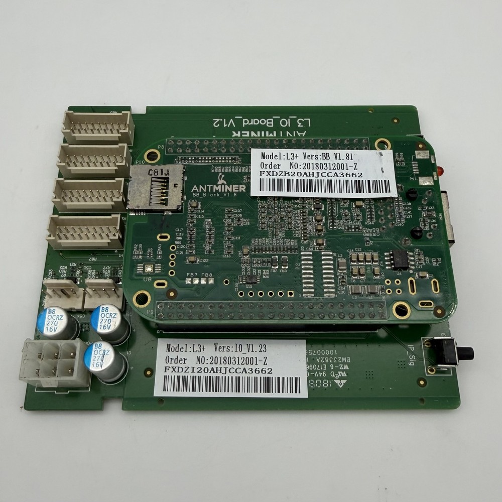 Bitmain Antminer L3/L3+/L3++ Control Board Used