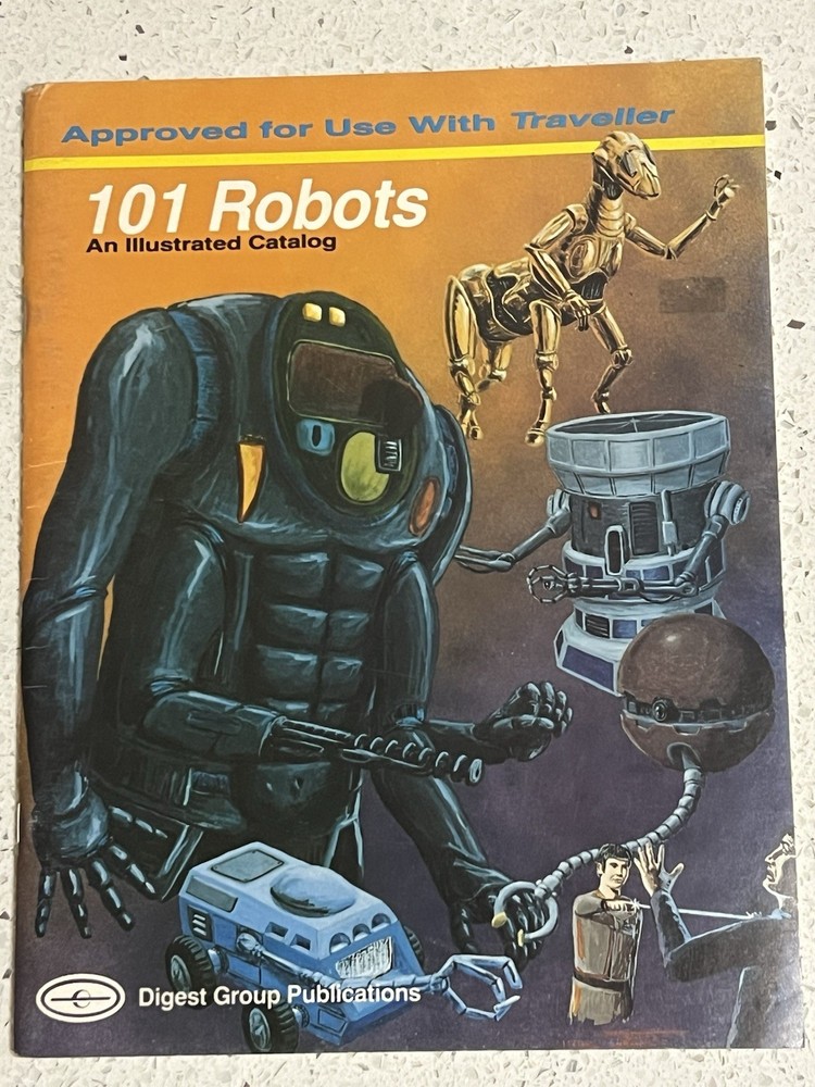 Digest Group Publications Traveller RPG 101 Robots VG