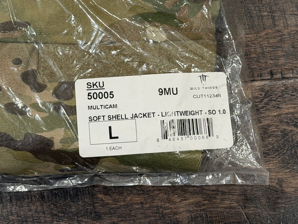 Wild Things Tactical Soft Shell Jacket Pants Multicam OCP Large Pcu Level 5