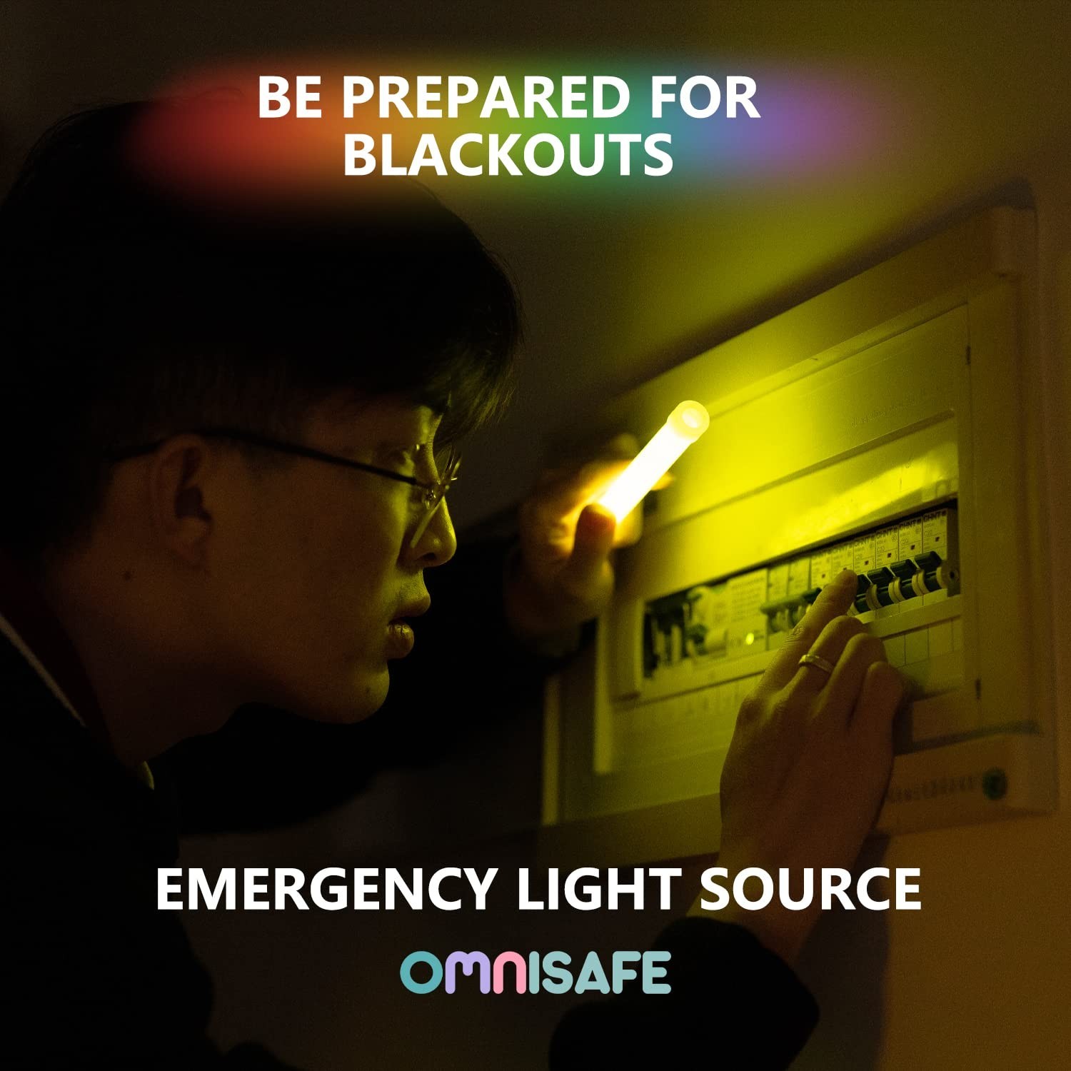 48 Pack 6 Inch Ultra Bright Large Glow Sticks 10 Hr+ Long Lasting Light Sticks