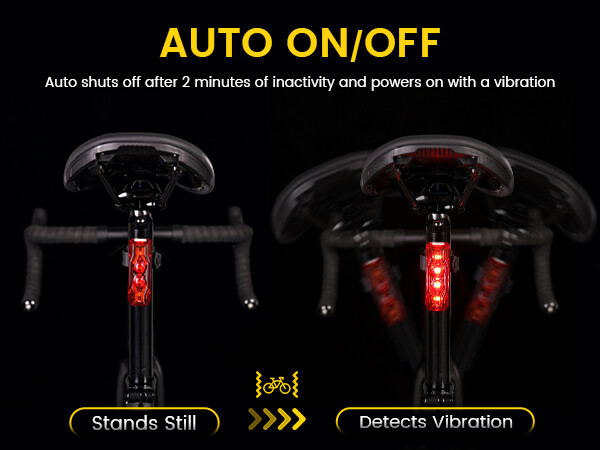 RAVEMEN TR250 Bike Light Bicycle Tail Light Brake Sensor Auto On-Off With ABM07