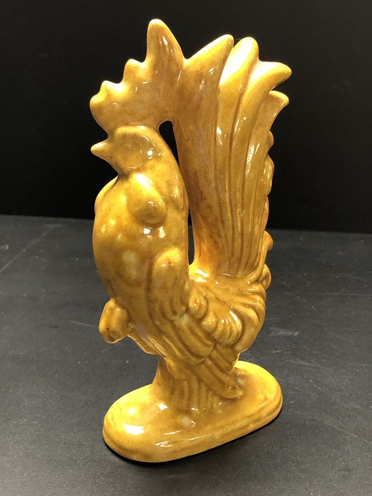 Ceramic Rooster Hen Statue Figurine