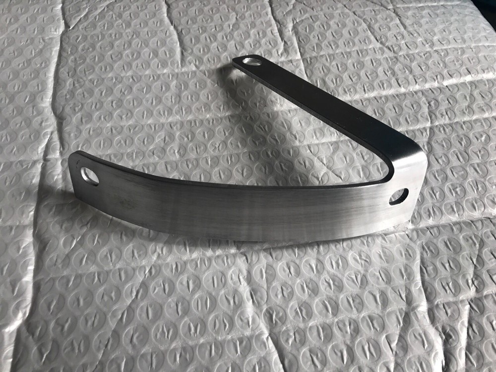 Curved Vertical License Plate Relocation Bracket for HARLEY-DAVIDSON BREAKOUT