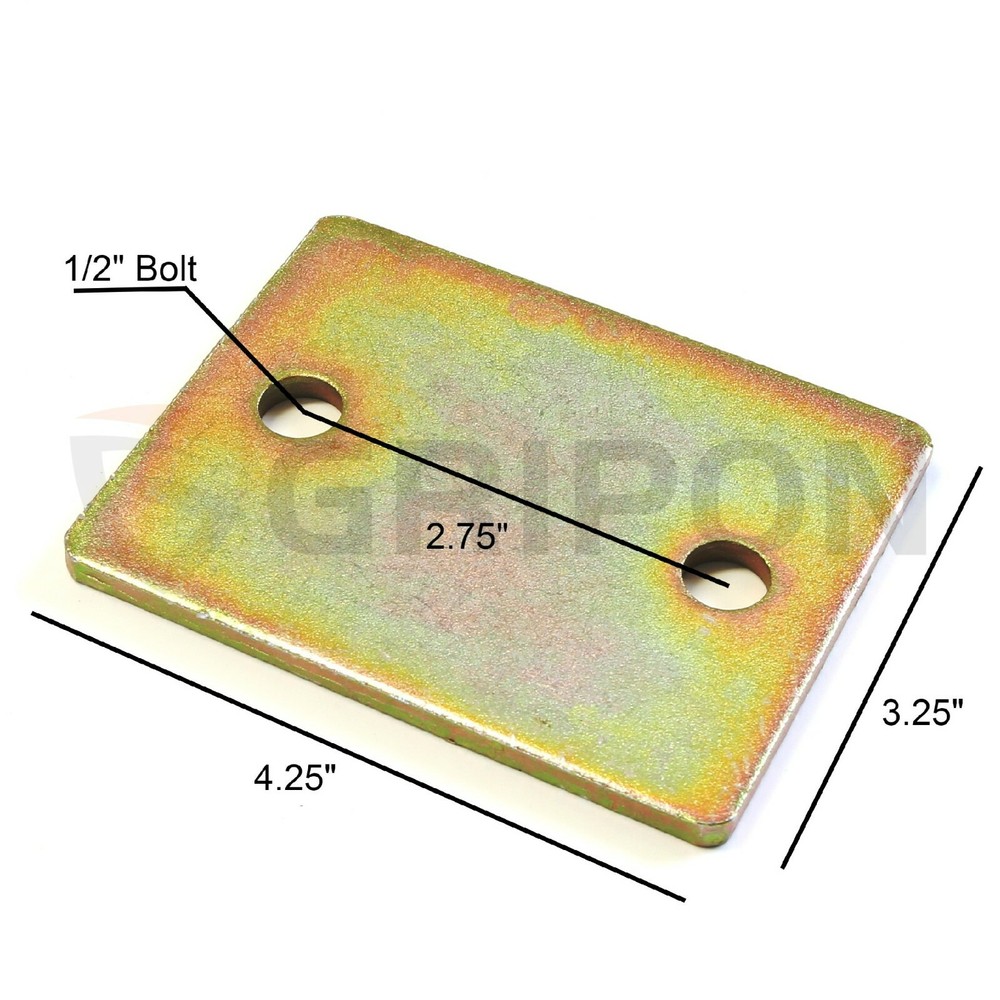 Gripon 3/8in Bolt On Grab Hook Mount with Clevis Mount - Includes Hardware