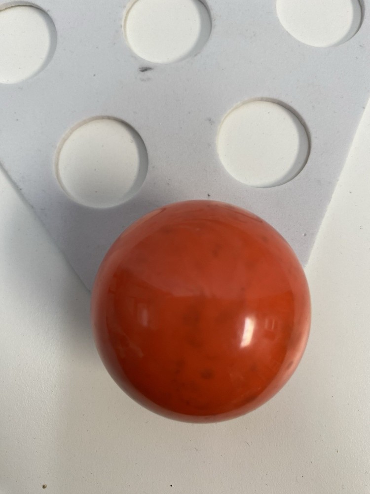 Pool Table Replacement Billiards #5 Ball Orange Solid Vintage