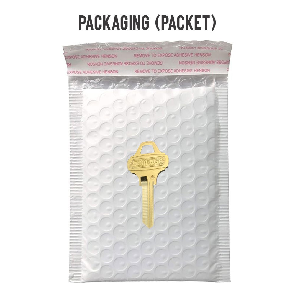 C245 Key Blank Brass