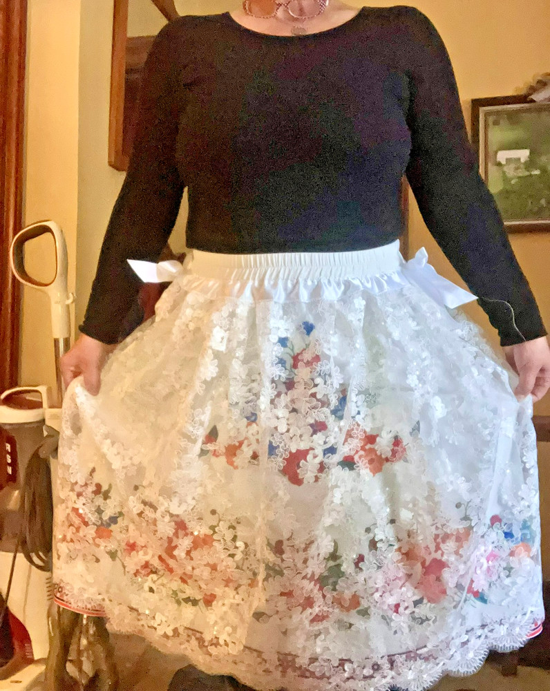 Overlay Ribbon Skirt regalia indigenous native