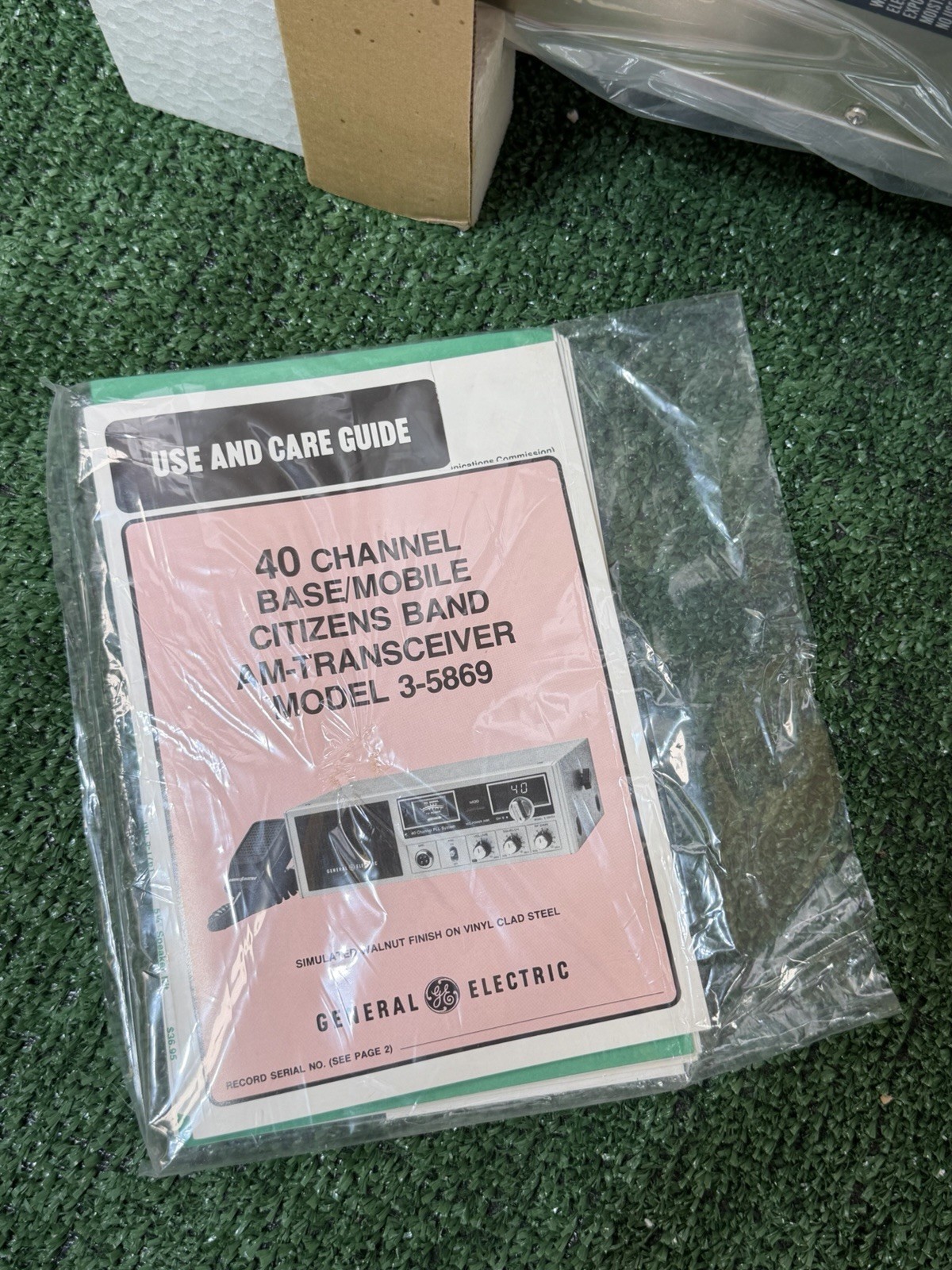 Vintage GE General Electric 3-5869a CB Radio 40 Channel PLL System BRAND NEW!!!