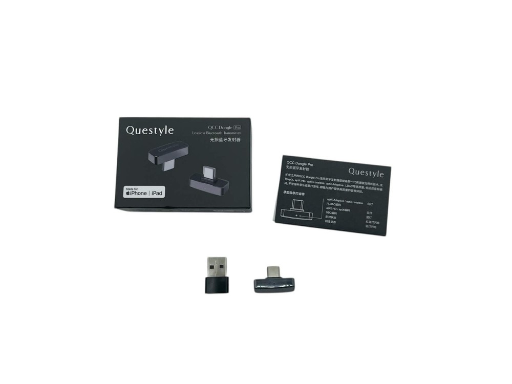 Questyle QCC Dongle Pro MFi Certified USBC Bluetooth Audio Adapter