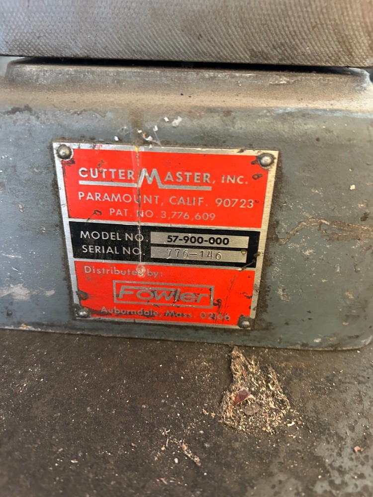 Cutter Master Model 57-900-00 Tool Grinder End Mill Sharpener