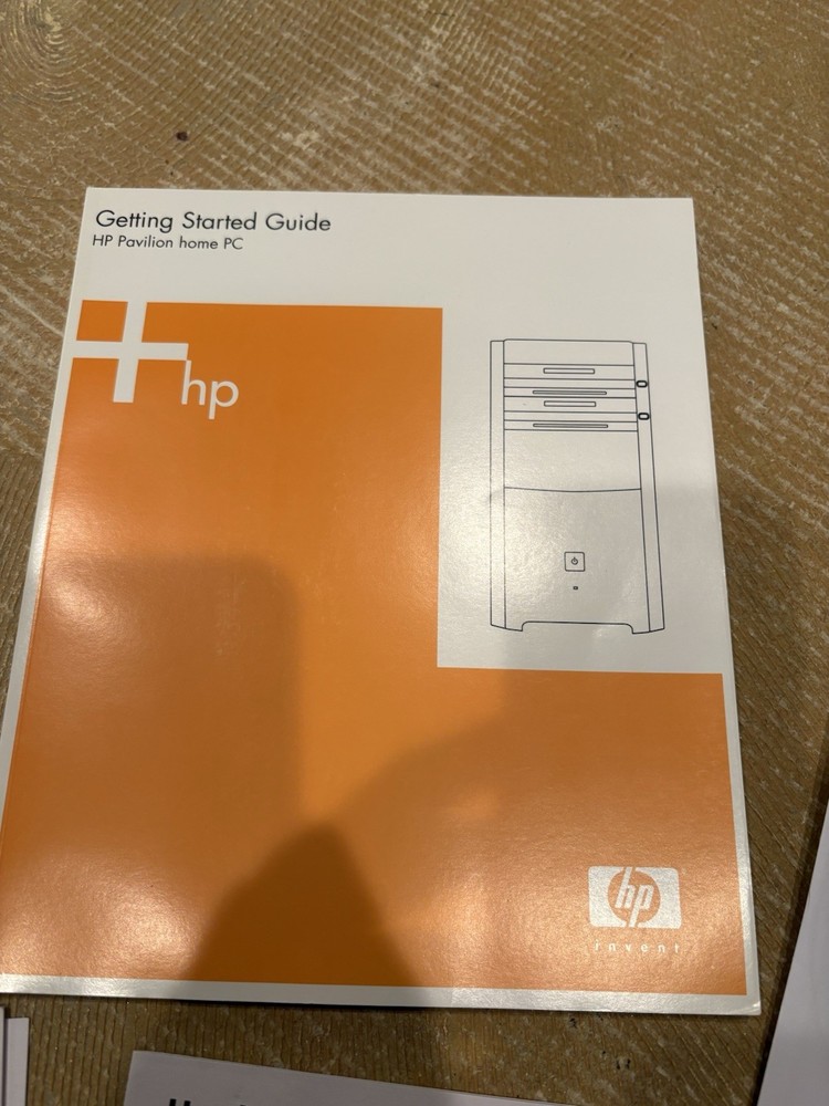HP Pavilion Home PC Booklets Getting Started Guide Basics Vintage Disc, 2004