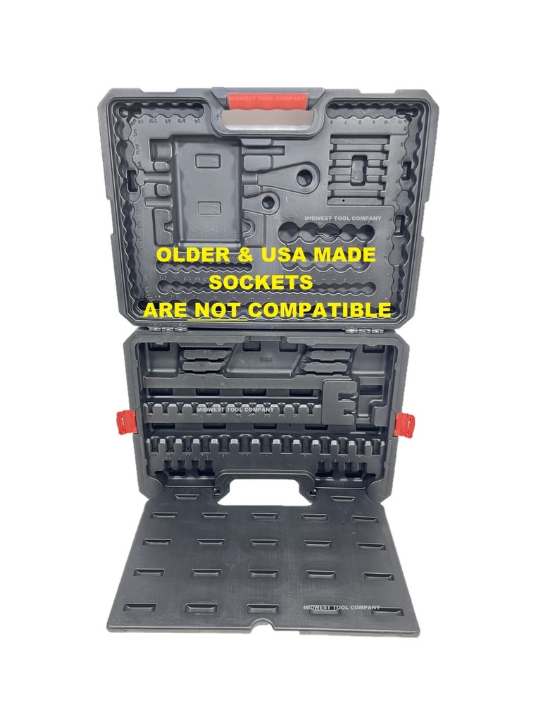 EMPTY NEW CRAFTSMAN 230 PIECE SOCKET WRENCH BIT CASE *EMPTY CASE* 99920