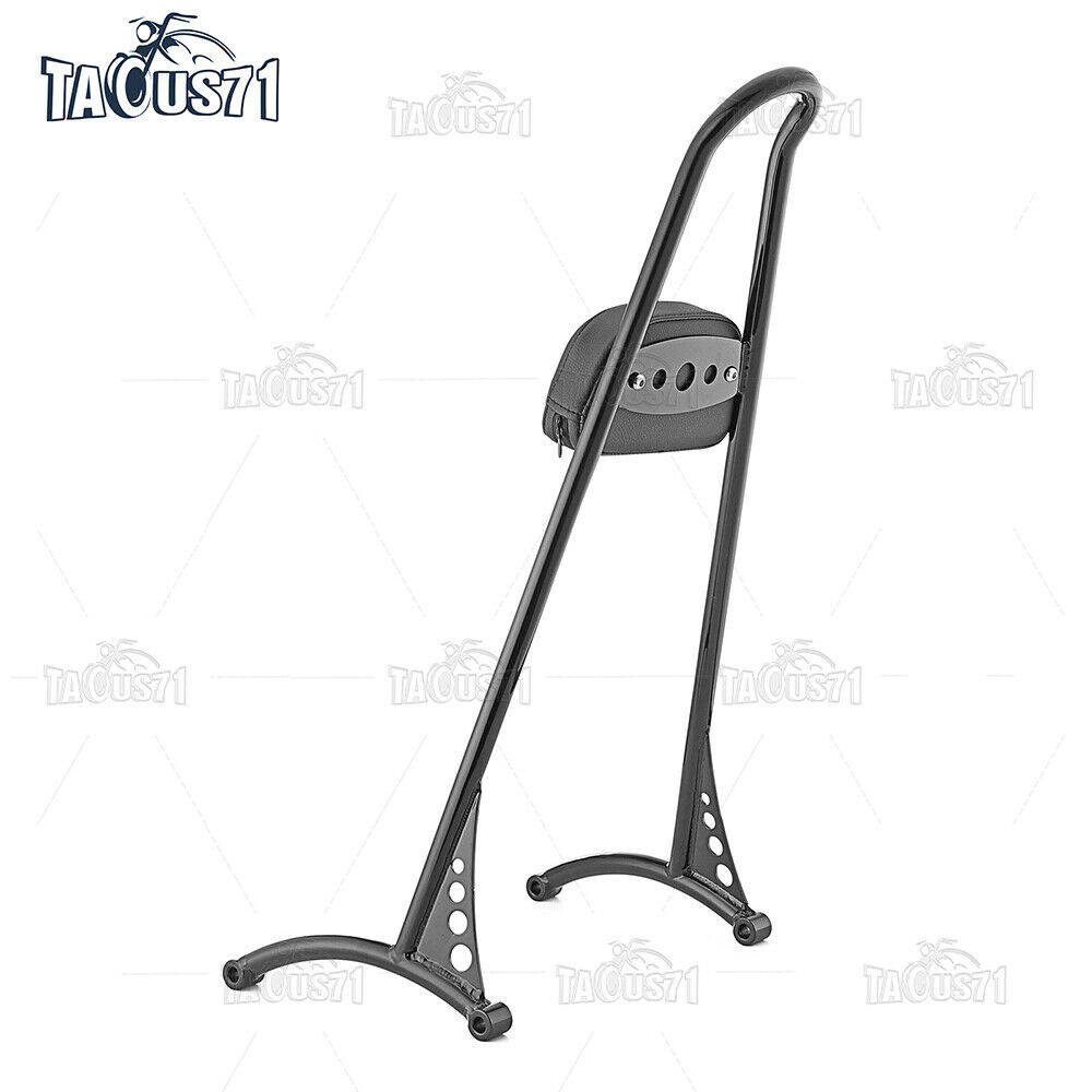 23" Tall Passenger Backrest Sissy Bar For Harley Sportster Iron XL 883 1200 04+