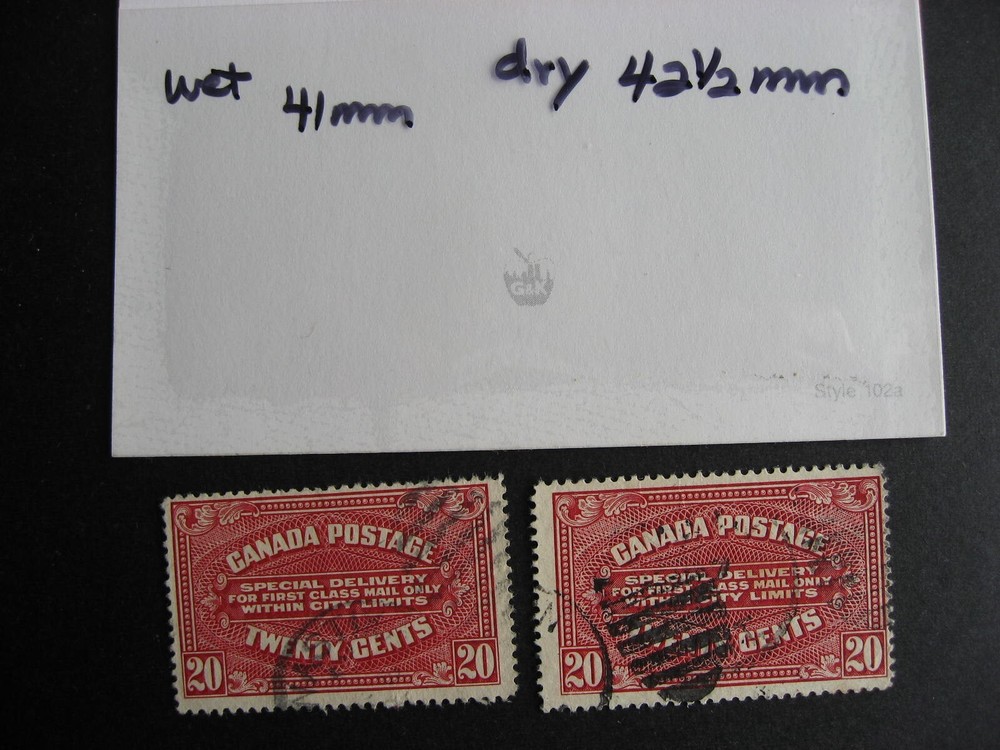Canada 7 different used Special Delivery stamps!