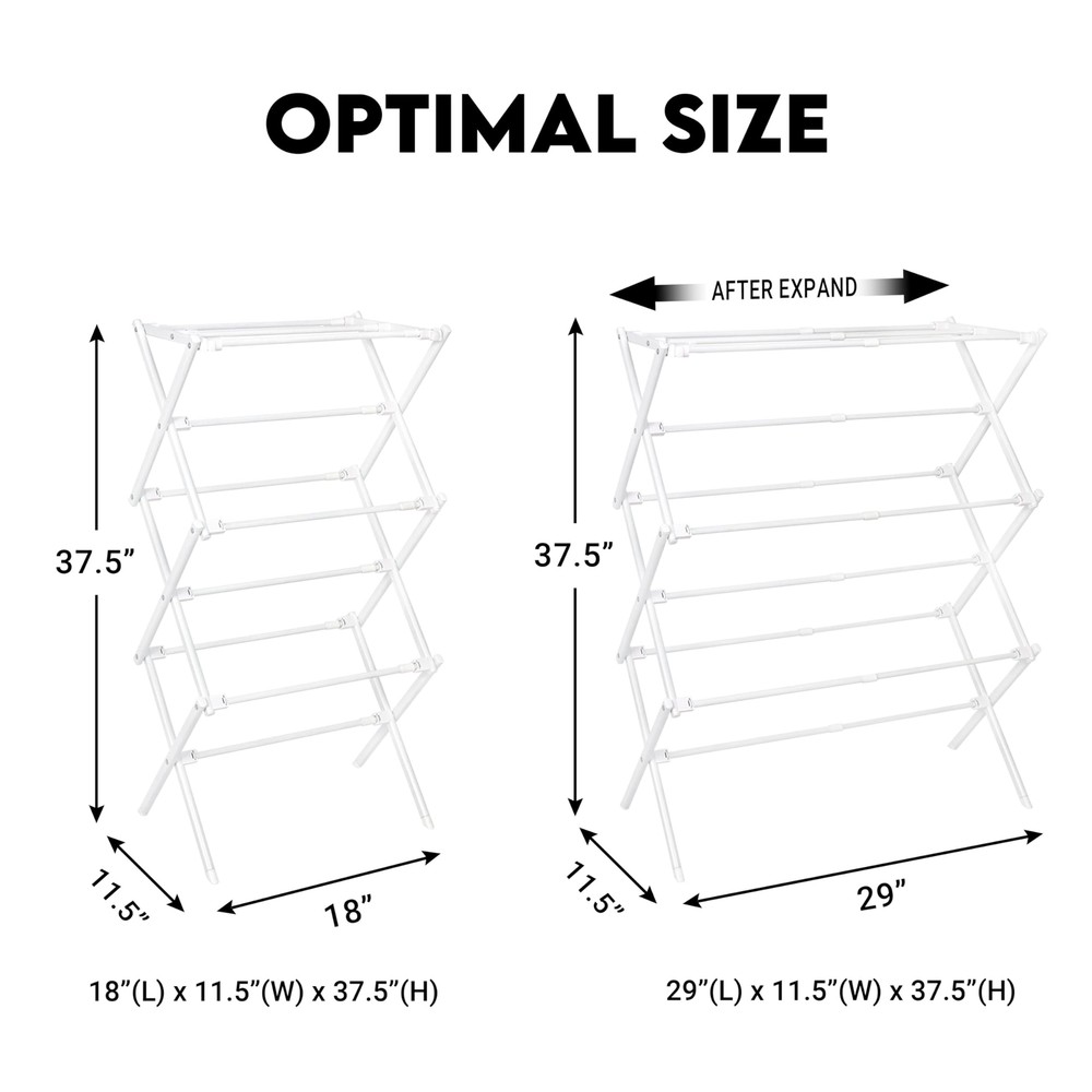 2024 Enhanced Clothes Drying Rack | Foldable Drying Rack Clothing for Laundry...