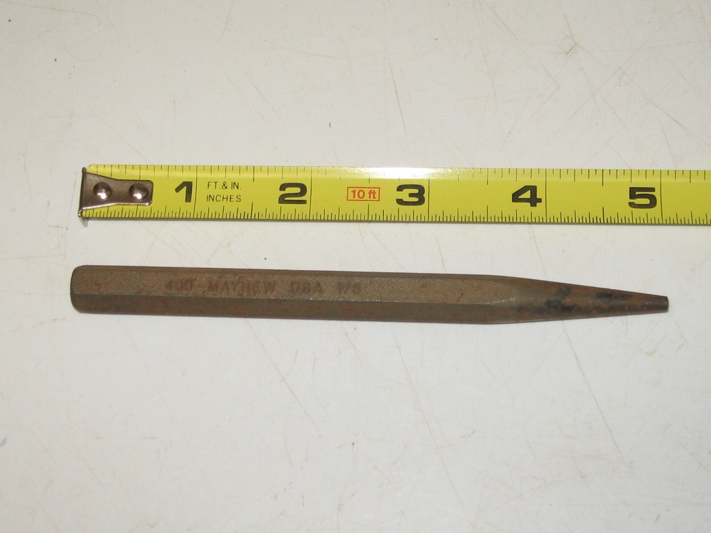Solid Punch, 1/8", USA, MAYHEW # 400, 20001