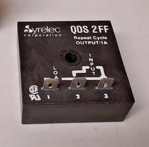 QDS2FF SYRELEC REPEAT CYCLE TIMER, OUTPUT 1 AMPERE,
