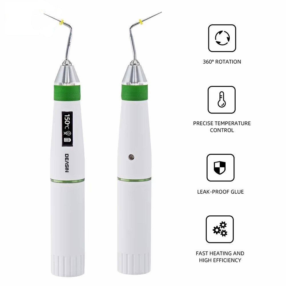 Dental Gutta Percha Obturation System Endo Heated Pen Wireless Eododontic+2 Tips