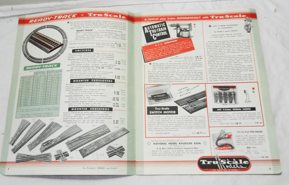 HO Tru-Scale Models Catalog 1966 Track, Structures, Scenery